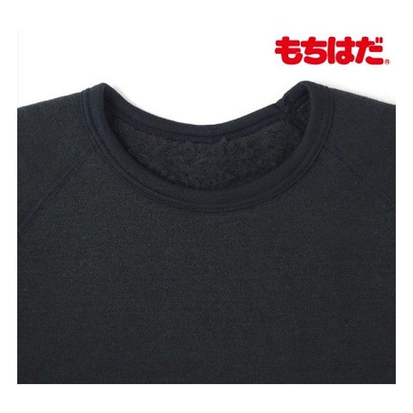 ROUGH-ROAD ラフアンドロード もちジョイ 超 厚地 あったか丸首長袖シャツ Womens Ｍサイズ MJM015BKWM 2546183