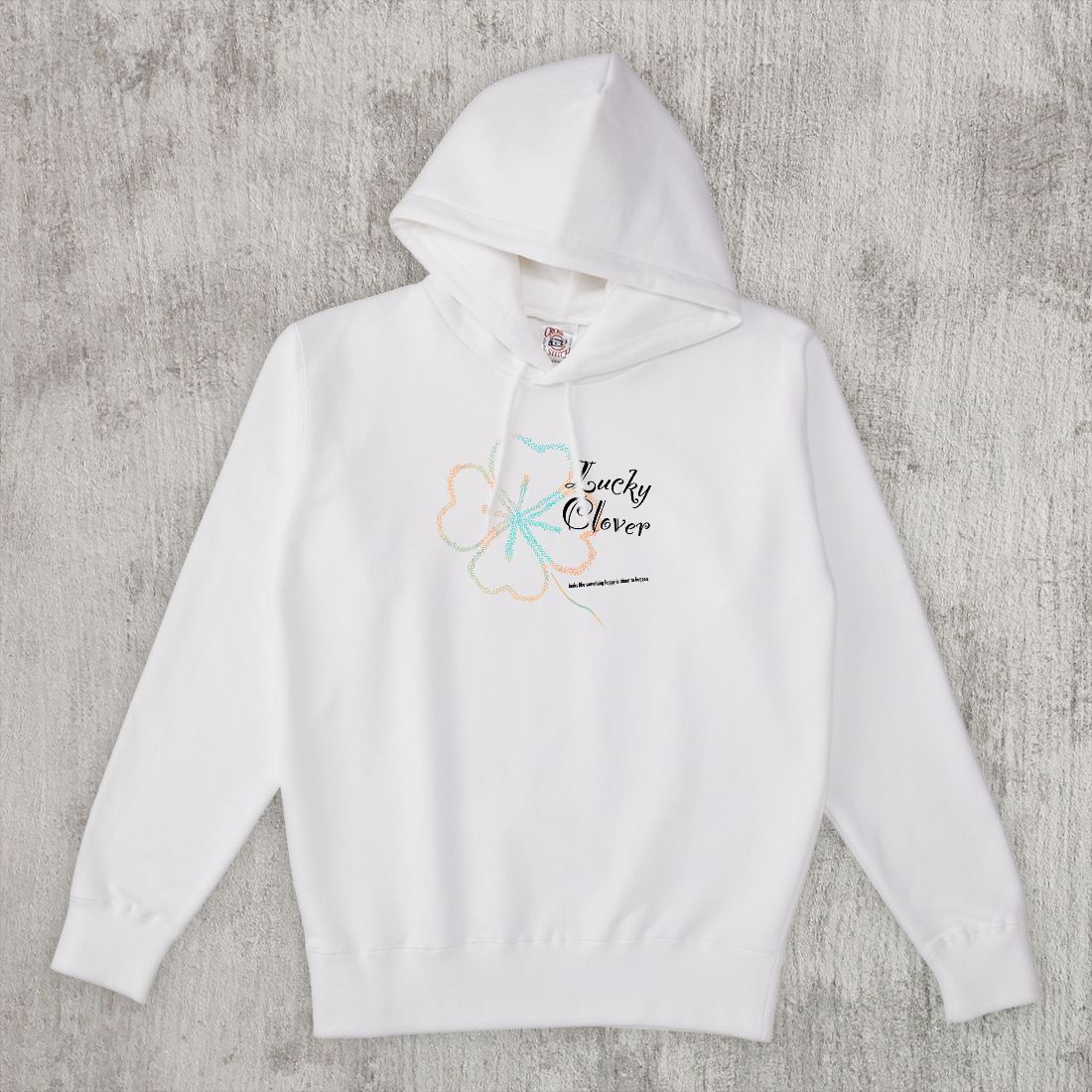 グラフィックパーカー　Lucky Clover Color -Parka-