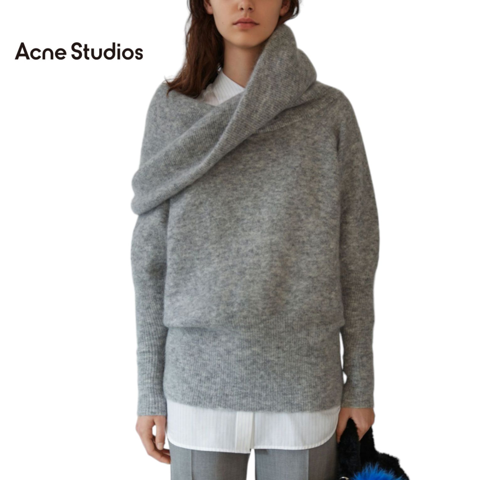 変形アイテム】アクネストゥディオズ ACNE STUDIOUS モヘヤニット DAZE