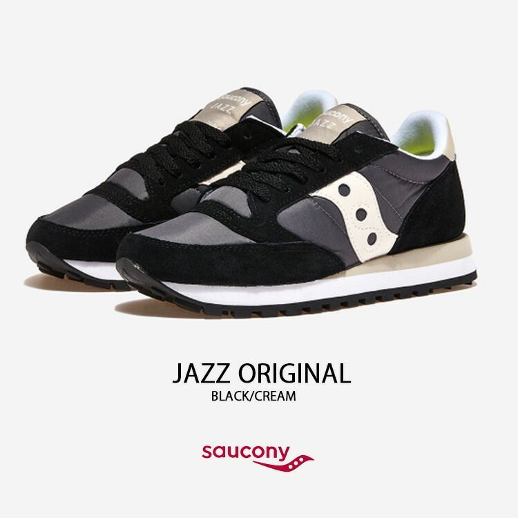 新品/未使用】Saucony JAZZ ORIGINAL BLACK CREAM サッカニー