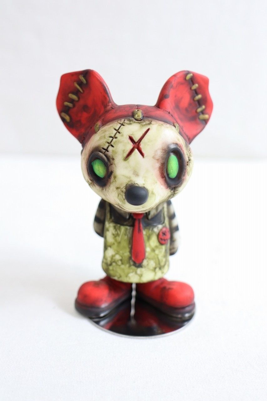 カゲマルデザイン　スプーキーラット ソフビ ○カゲマルデザイン スプーキーラット Rat Chef SPOOKY KAGEMARU