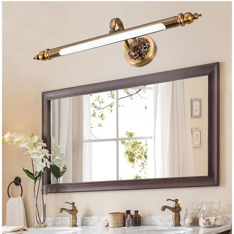 壁掛けライト 化粧室 角度調節可能 鏡台 ミラーフロントランプ ブラケットライト ウォールライト 洗面所 ウォールミラー 浴室 防湿 工事必要 化粧室 壁画照明 洗面所 ウォールミラー 角度伸縮と調節可能 壁掛け