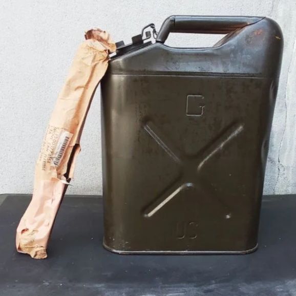 米海兵隊実物 ジェリ缶 燃料缶 - ノズル
