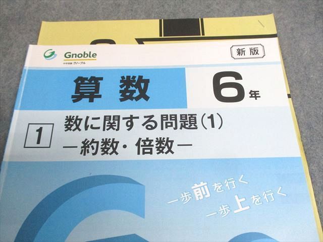 【未使用】全20冊　G脳ワークアウト 算数 6年 美品】中学受験グノーブル 6年算数 G脳(グノ)ワークアウト 全20