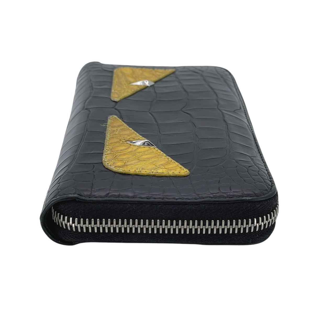 中古】 Fendi フェンディ バグズ モンスター ロング ウォレット 7M0210 