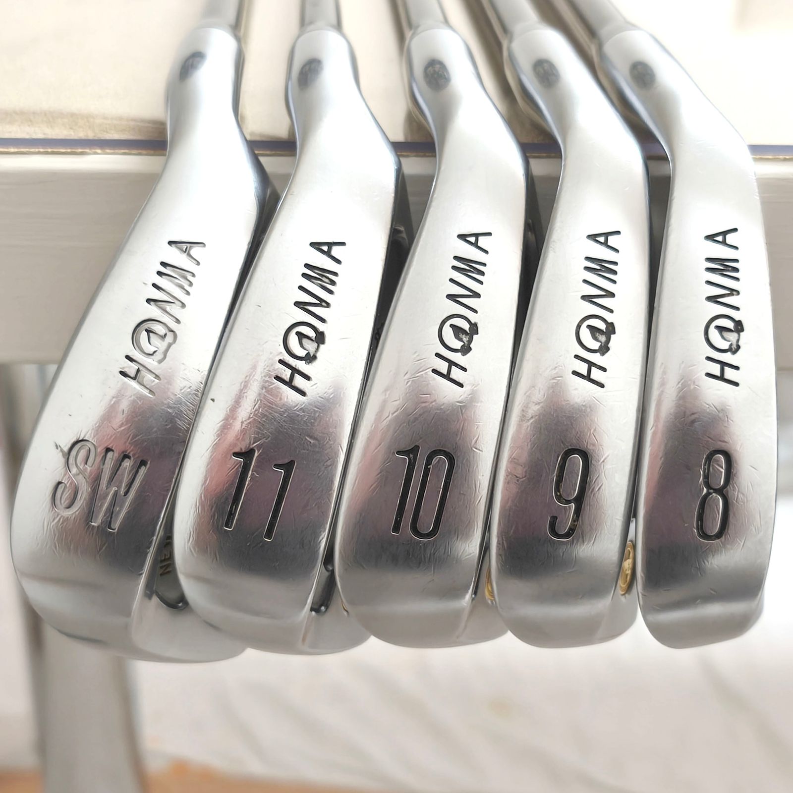 [イ531] ホンマ HONMA NEW-LB280 金モグラ K24 3I単品 純正カーボン 四つ星 FLEX-R-1 ホンマ NEW-LB280 モグラ アイアンセット 9本 フレックスR-1 HONMA