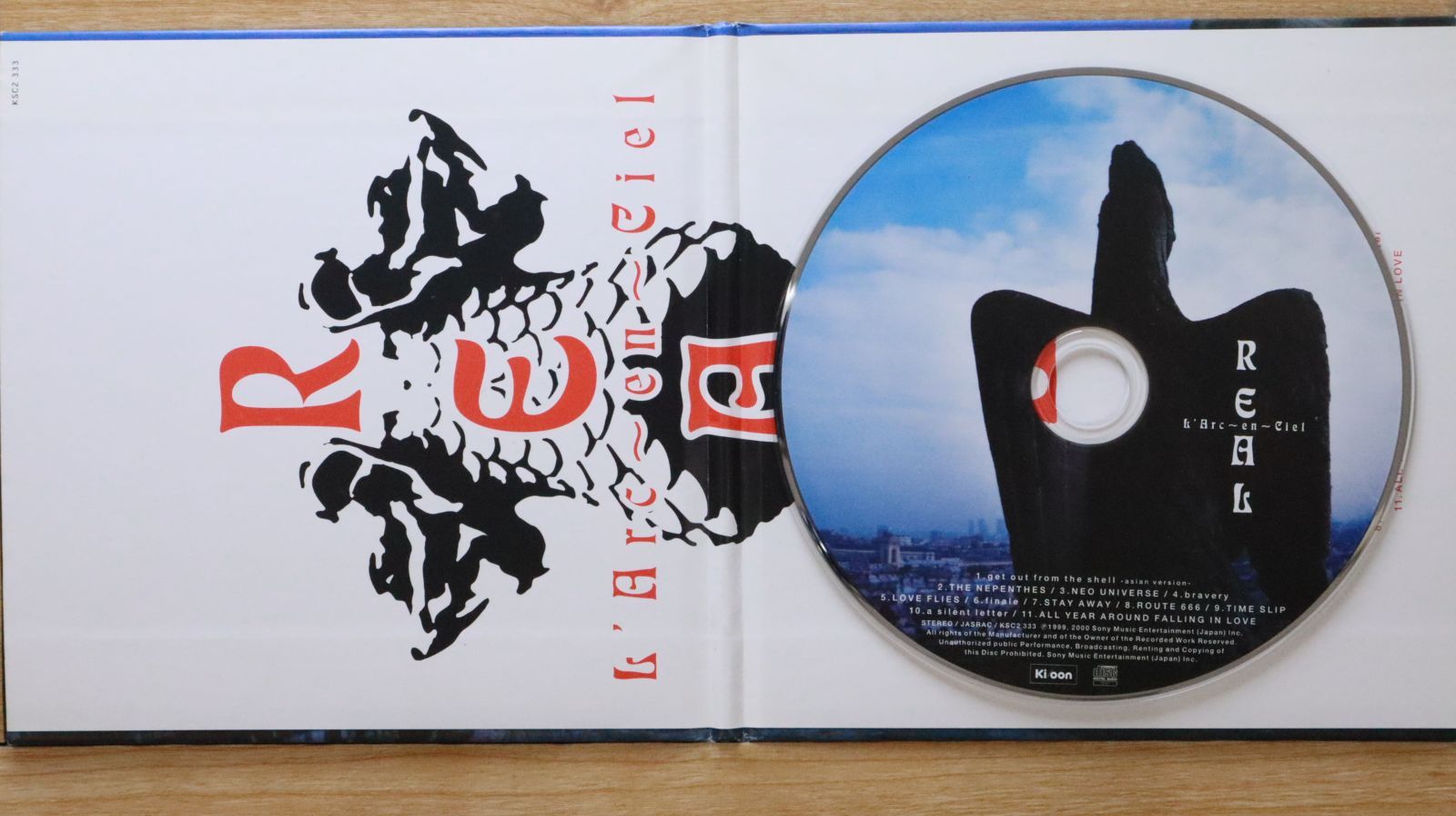 国内盤CD☆ラルク アン シエル/L'Arc~en~Ciel□ REAL 【KSC2333
