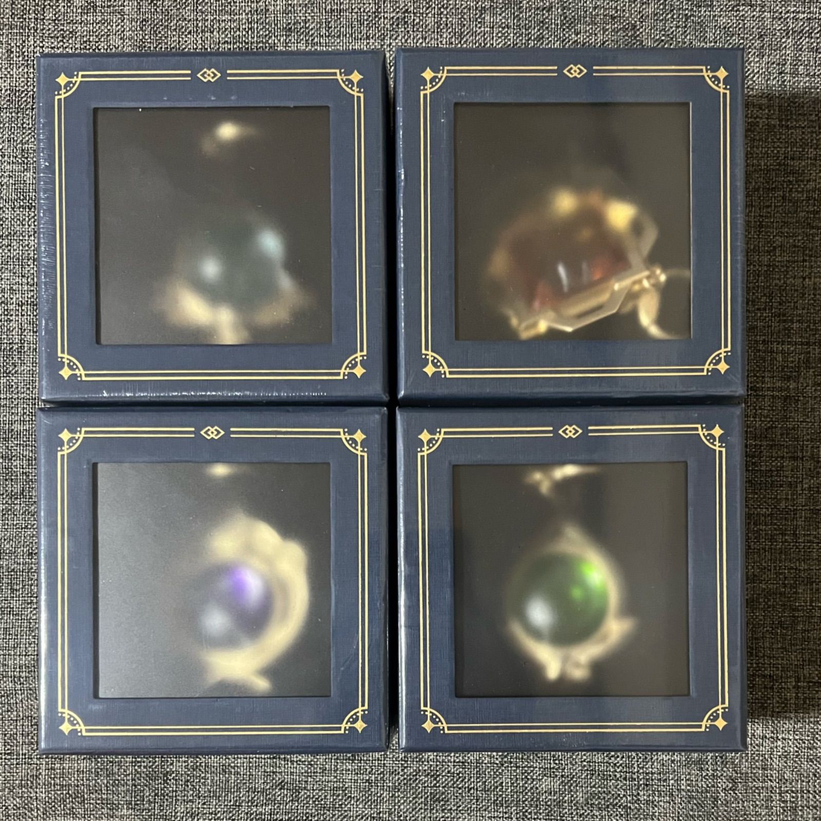 原神【公式正規品】【神の目】【岩 雷 草 風】【キーホルダー