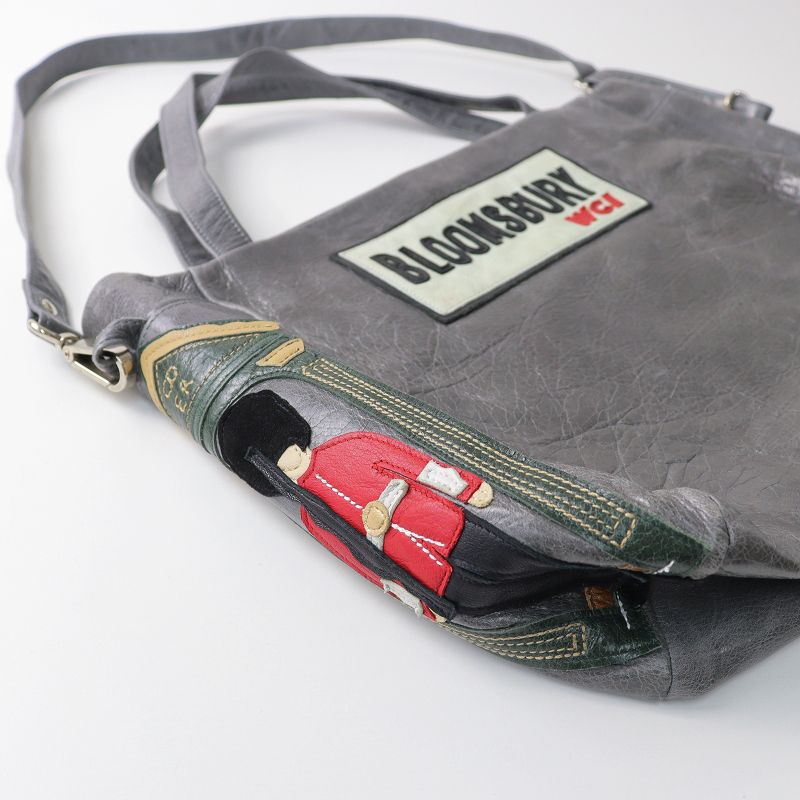 限定品 スザンナハンター Susannah Hunter ロンドン街並み 2WAY レザー  