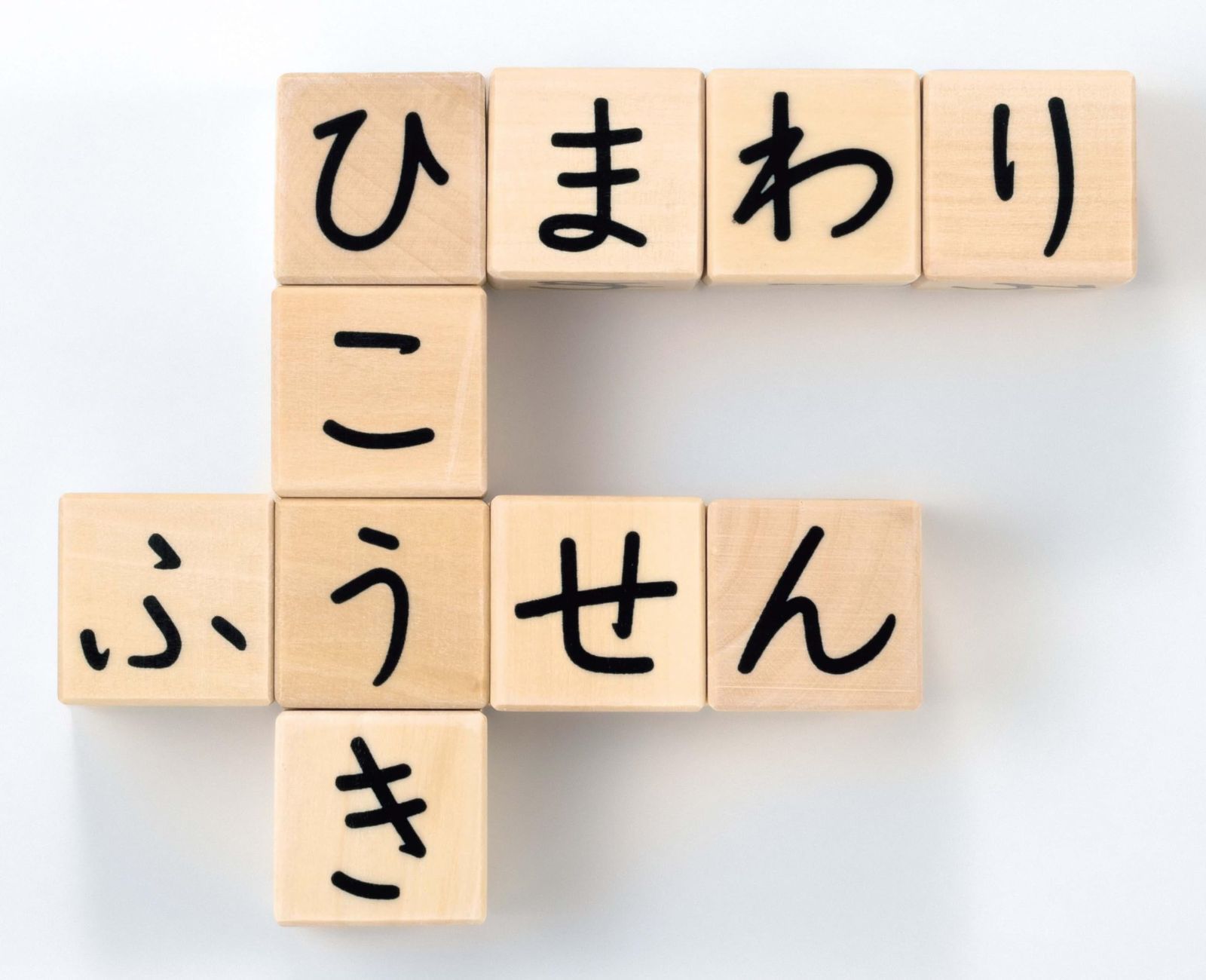 3歳以上 ひらかなキューブつみき
