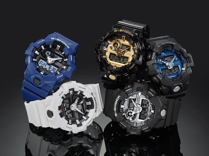 即納】G-SHOCK アナデジ ガリッシュカラー GA-710-1A - メルカリ