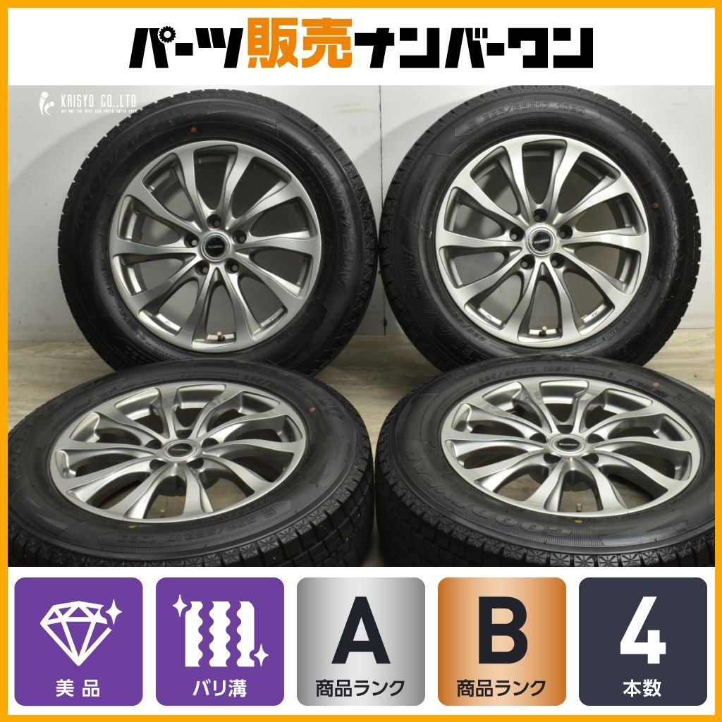 バルミナ 17in 7J 38 PCD114.3 グッドイヤー アイスナビ SUV 225|65R17 レクサス 10系 NX ハリアー RAV4 ヴァンガード
