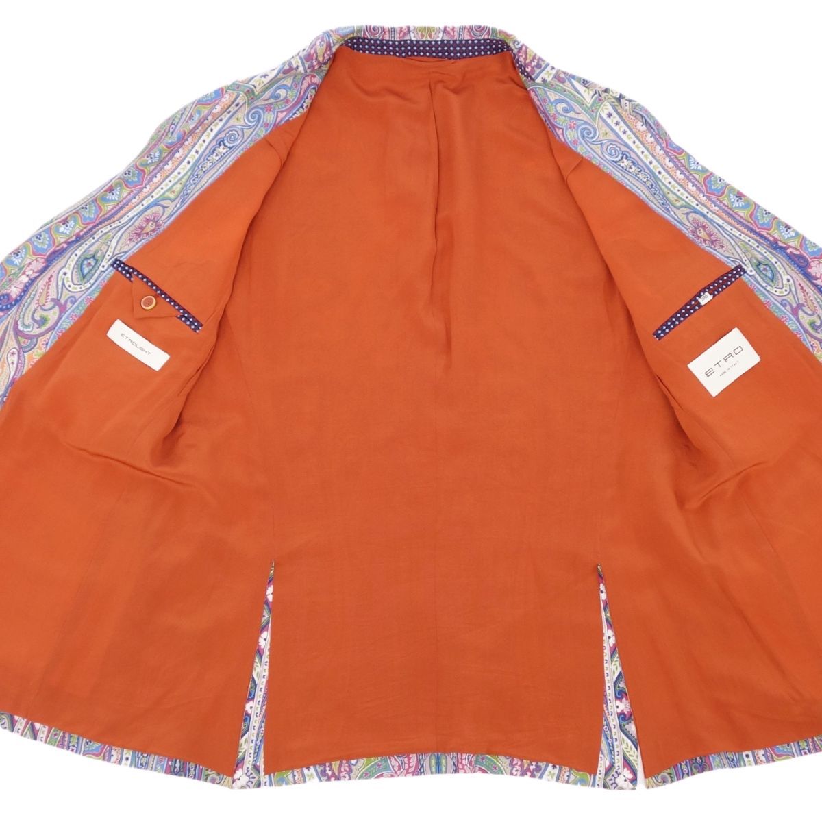 エトロ ETRO ジャケット テーラード ペイズリー リネン アウター  
