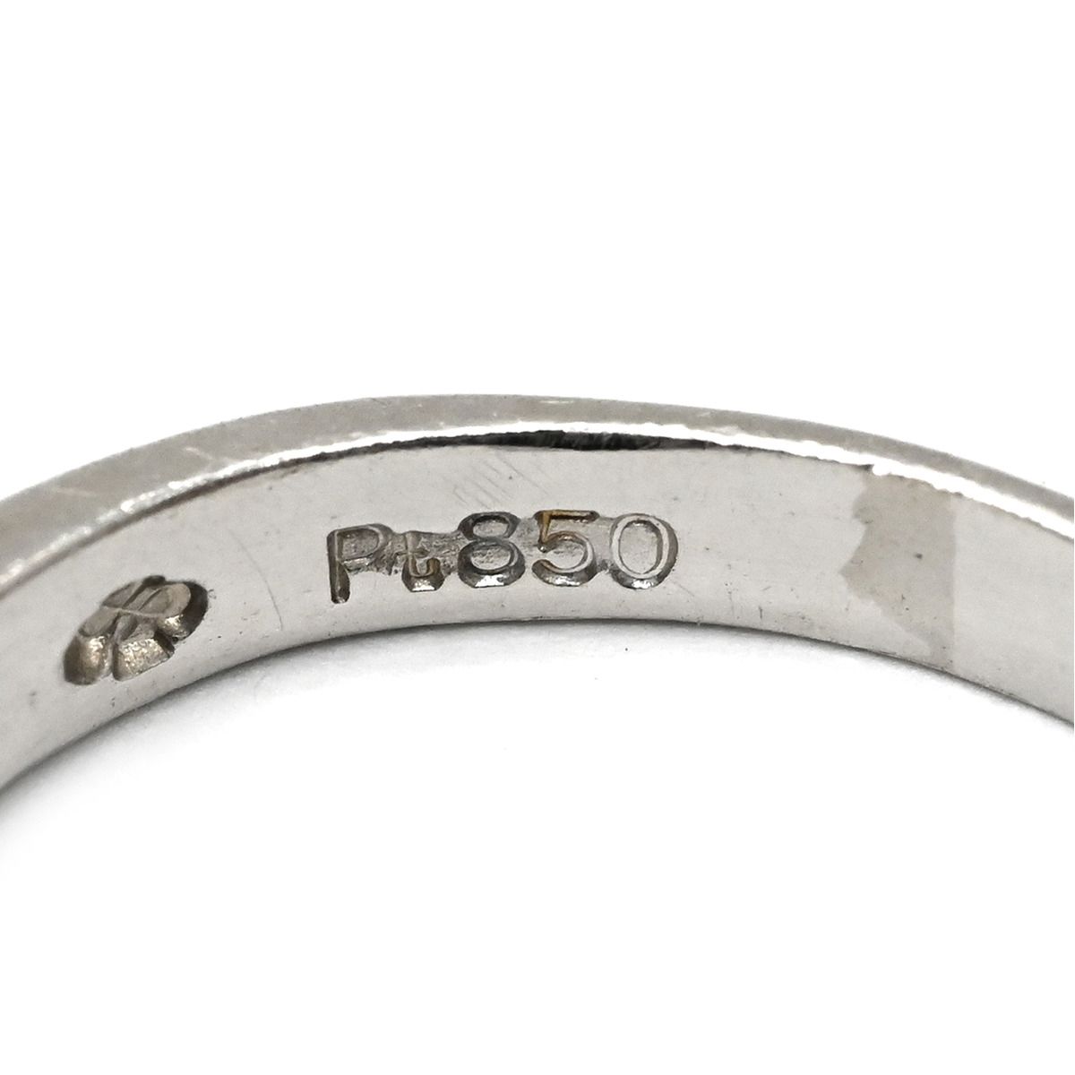 立爪リング Pt850