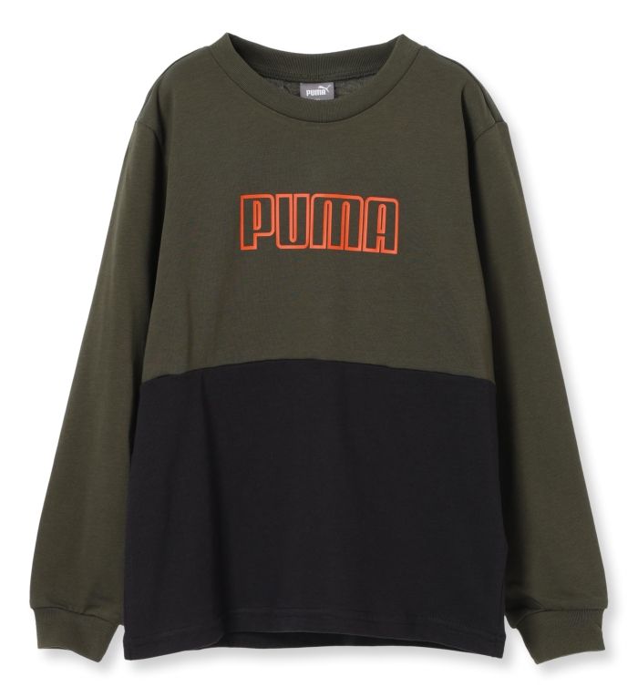 【新品・5営業日で発送】PUMA プーマ PUMA_POWER_MX_LS_Tシャツ (683623) 色 : DARK_OLIVE サイズ : 150 