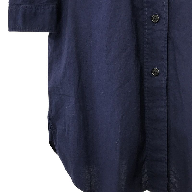 MHLエムエイチエルマーガレットハウエルネイビー コットン シャツ