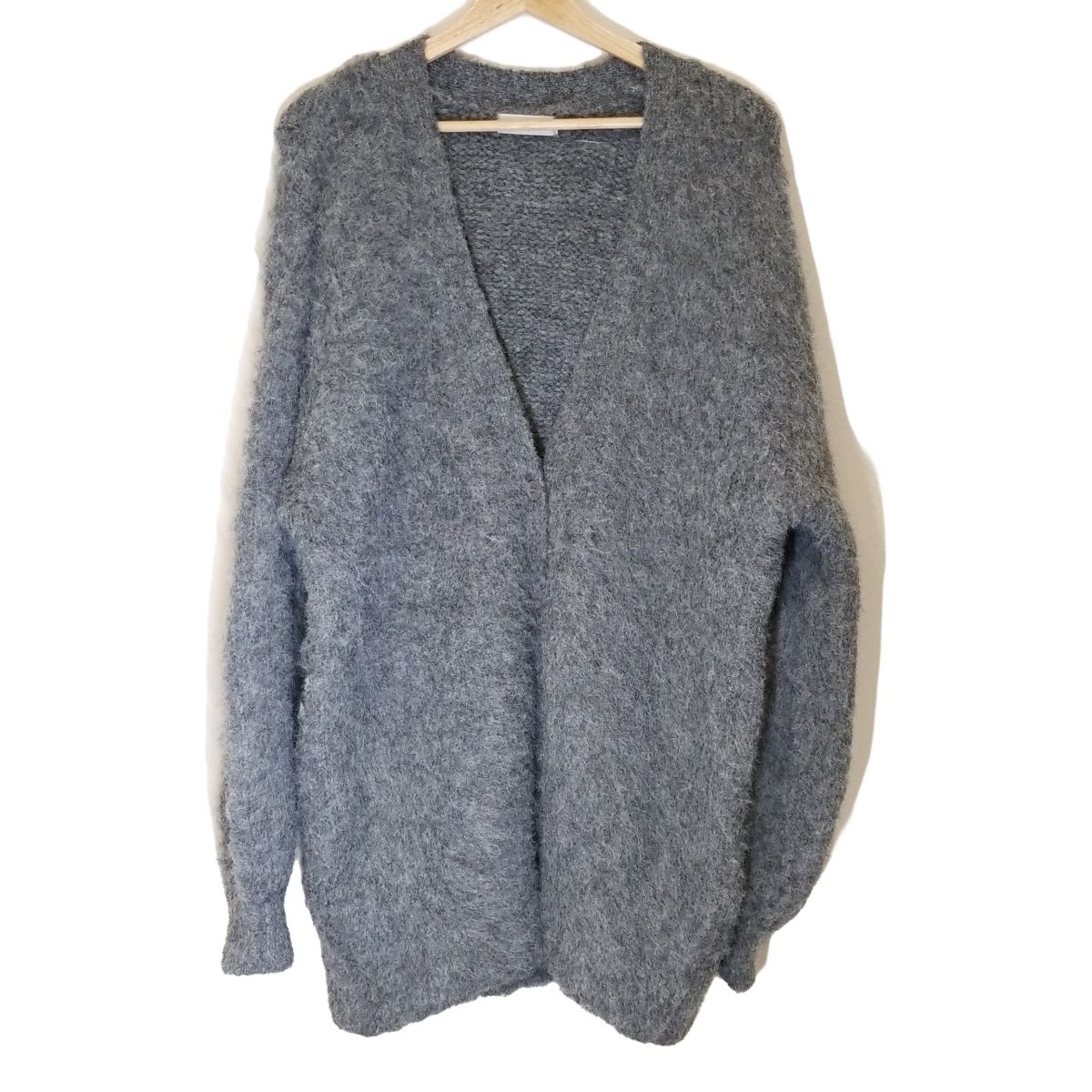 MAISON SPECIAL メゾン カーディガン サイズF レディース - グレー 長袖 ロング丈