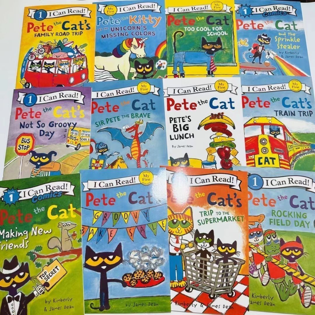 英語絵本 絵本勉強I can read pete the cat 32冊 洋書 子供英語