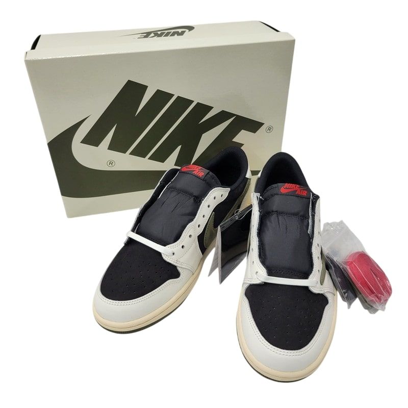 【メンズ】 NIKE ナイキ TRAVIS SCOTT WMNS AIR JORDAN 1 LOW OG SP DZ4137-106 ウィメンズ エアジョーダン 1 ロー コラボ スニーカー シューズ 靴 【160-250302-ay-01-IZU】