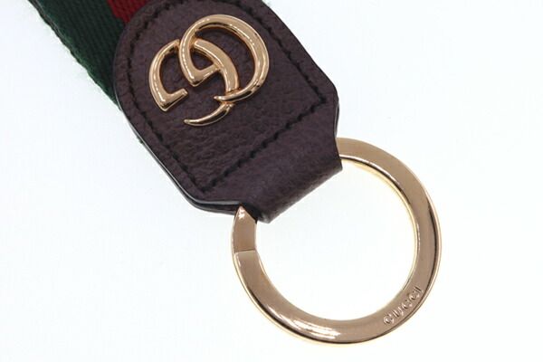 グッチ キーリング オフディア キーチェーン グリーン - メルカリ 