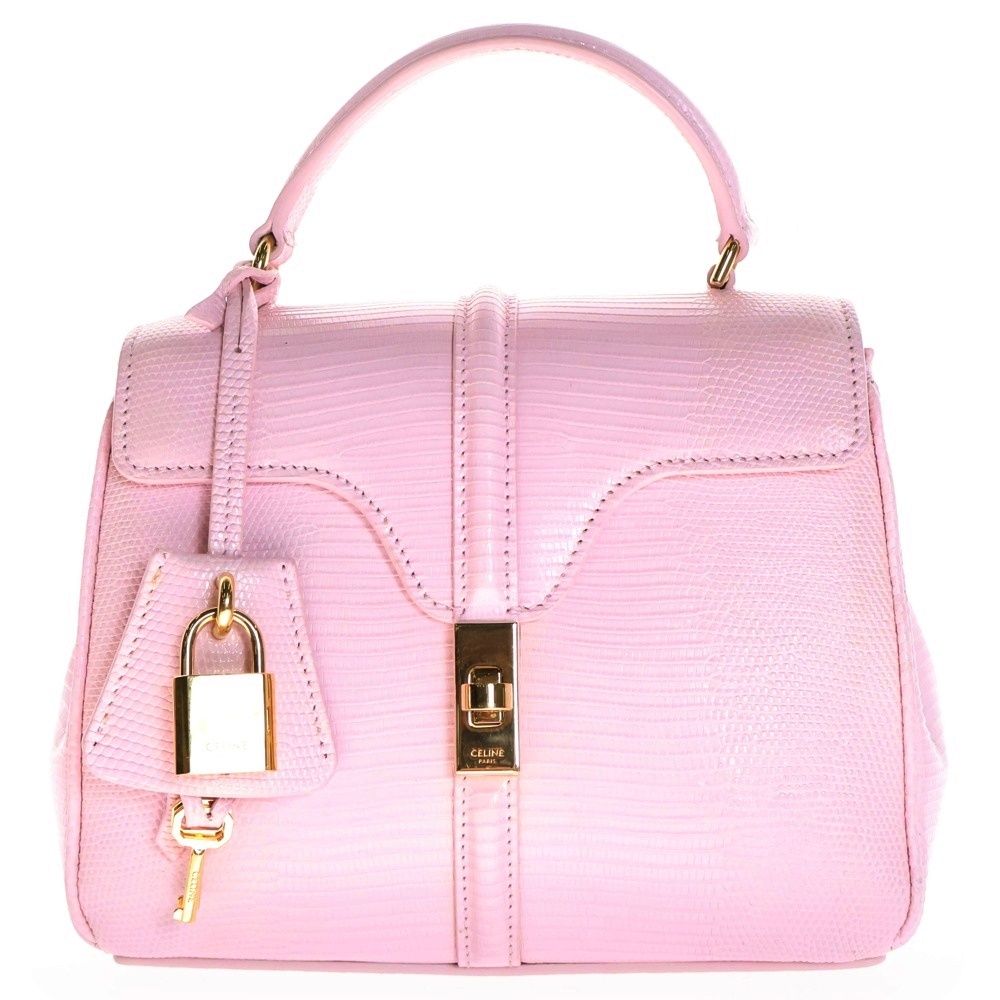 【希少】セリーヌ　ショルダーバッグ　2way ピンク CELINE セリーヌ ピロー スモール ハンドバッグ ショルダー