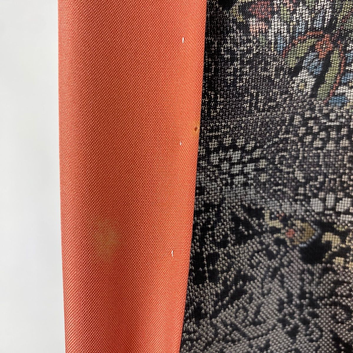 大島紬 身丈161.5cm 裄丈66cm M 袷 恵積五郎 精恵絣 証紙 華文 道長  