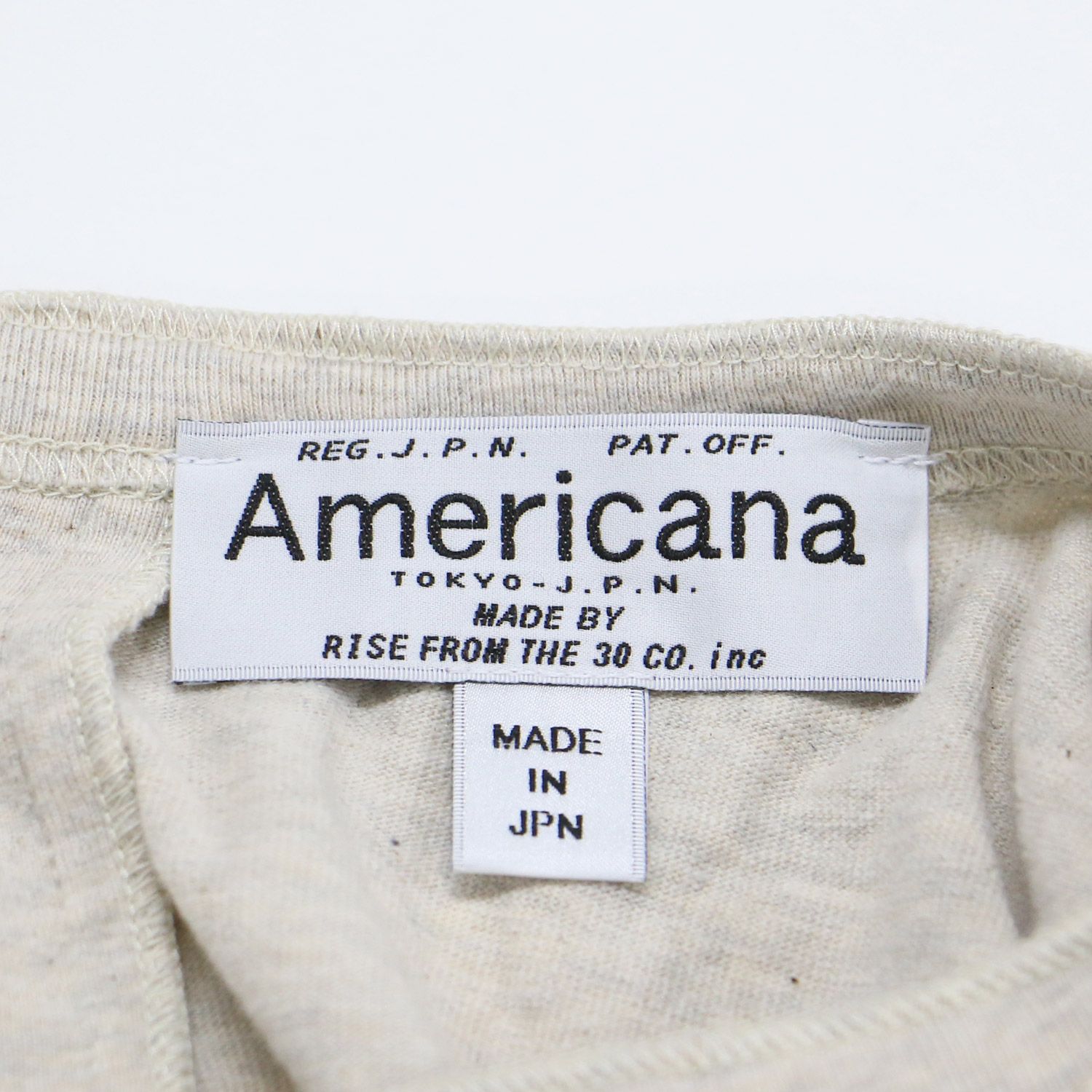「AMERICANA」 半袖カットソー FREE ベージュ レディース AMERICANA アメリカーナ カットソー ベージュ系 サイズ:FREE