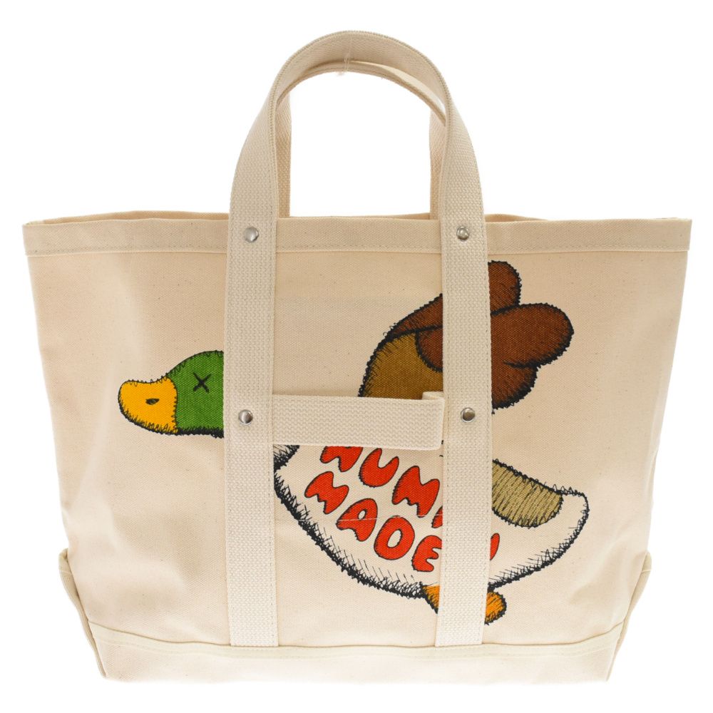 HUMAN MADE (ヒューマンメイド) 22AW×KAWS Medium Tote Bag カウズ