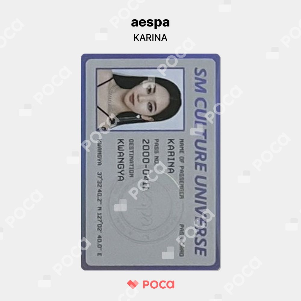 aespa KWANGYA Passportセット ジゼル aespa SMCU EXPRESS@KWANGYA OFFICIAL GOODS KWANGYA PASSPORT