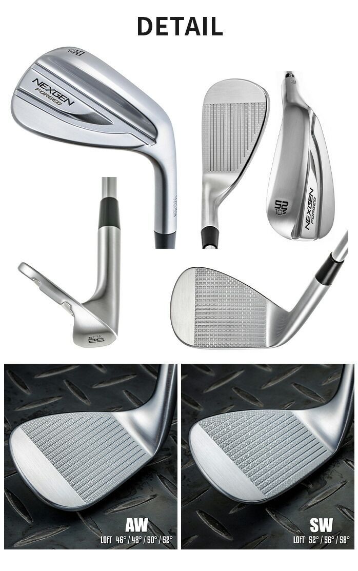 ゴルフ ネクスジェン ウェッジ FORGED WEDGE ロフト56°・58°