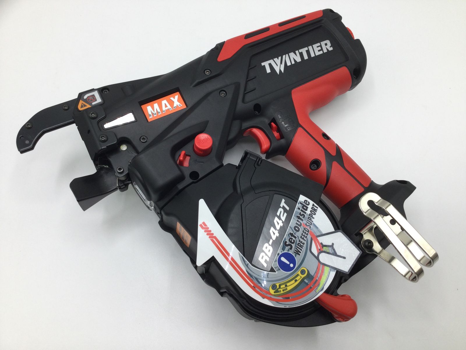 MAX マックス 14.4V充電式鉄筋結束機 ツインタイア RB-442T-B2C 1450A ITW0JRUCQP00 エコツール小牧ｲﾝﾀｰ店 M02