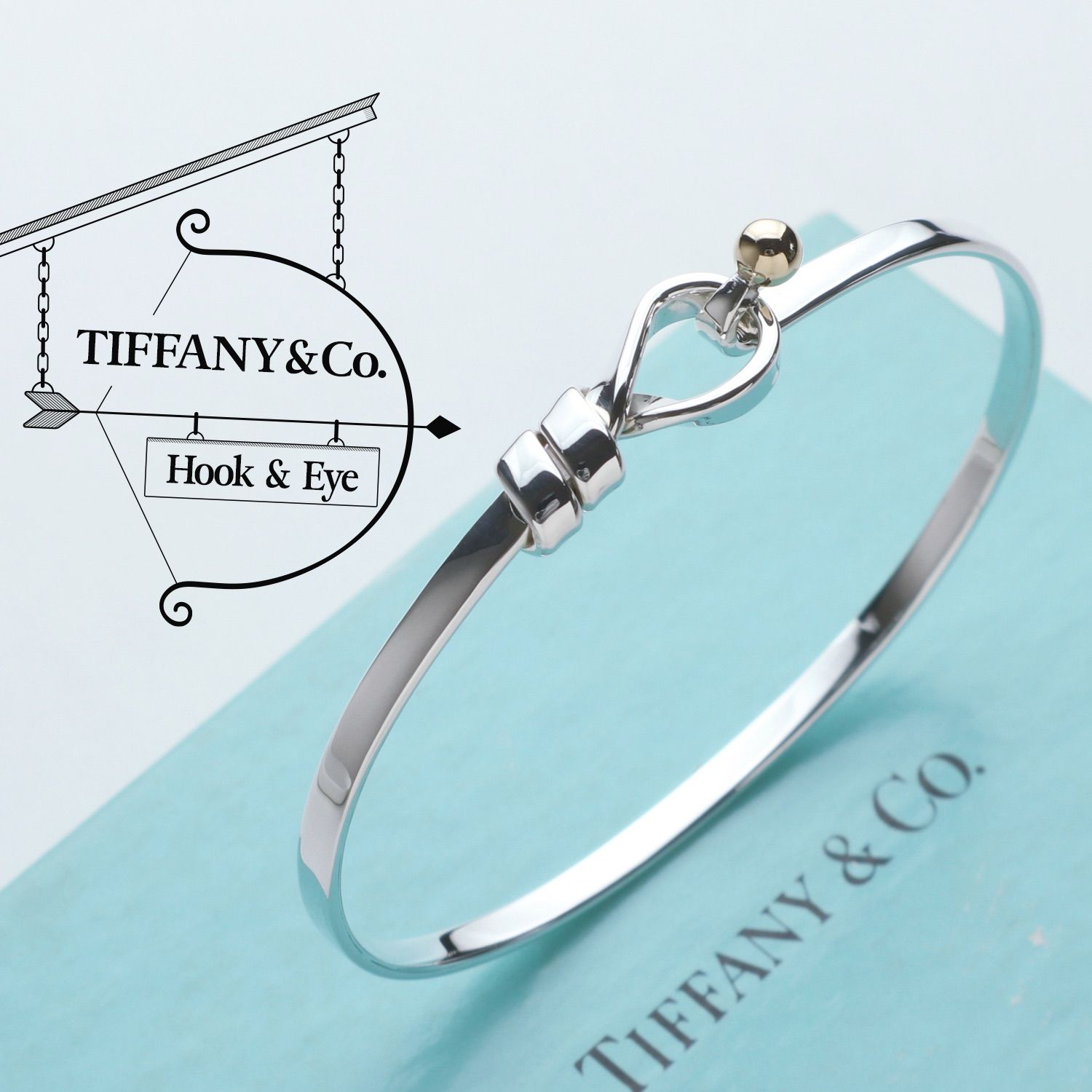 変更OK Tiffany\u0026Co. フックアンドアイ 925/750イエローゴールド