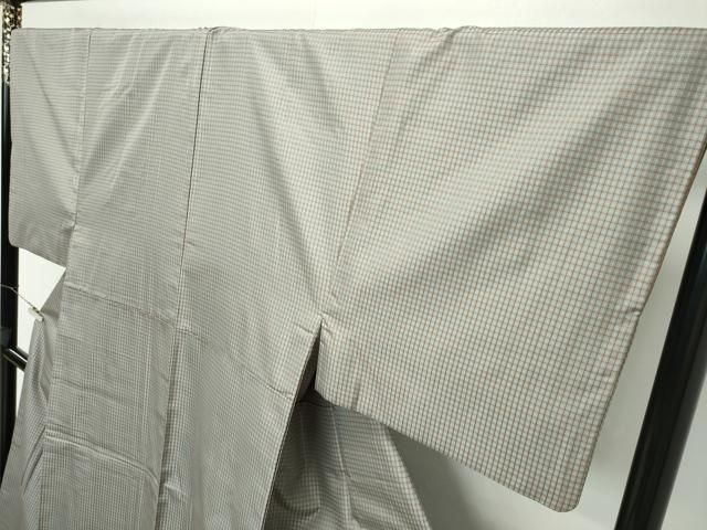 平和屋本店極上 男性 西陣 鳥居良 茶喜 お召 吉野間道 証紙付き