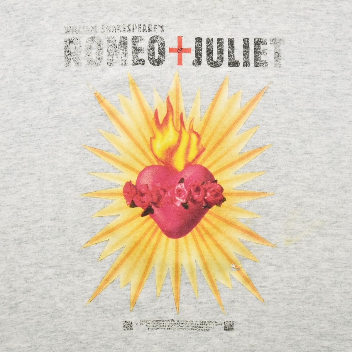 90sヴィンテージ ロミオ＋ジュリエット ムービー 映画 Tシャツ 