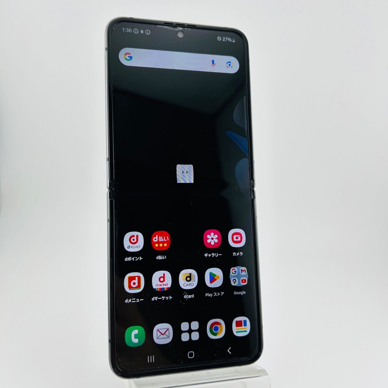 バッテリー良好 Galaxy Z Flip4 128GB グラファイト SIMフリー simロック解除済 本体 動作 済 最短 A-983