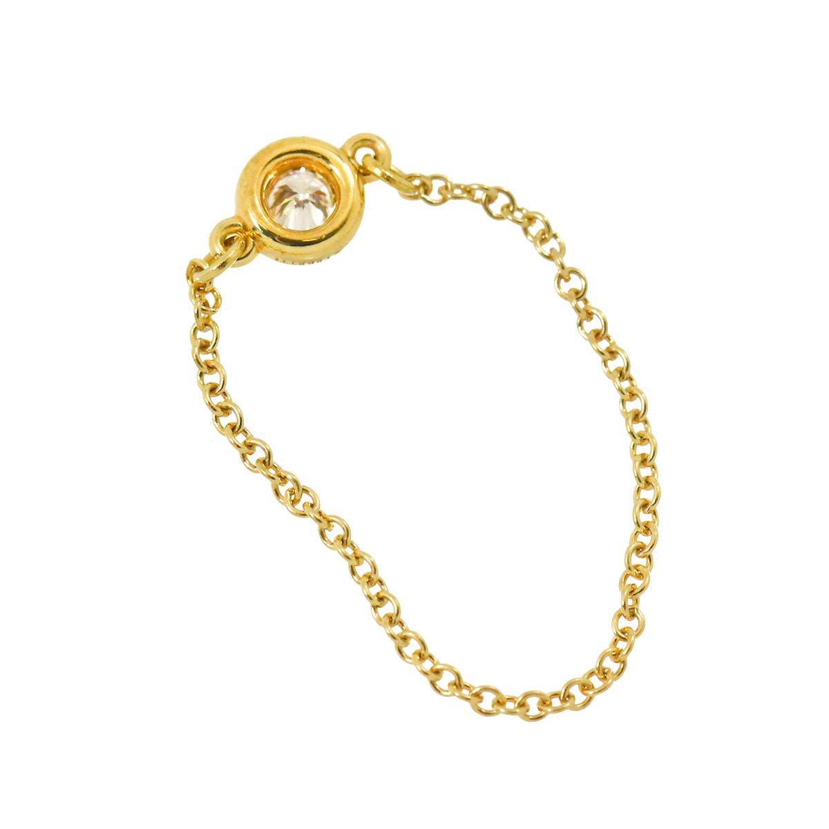 ティファニー　バイザヤード　チェーンリング　K18 ティファニーバイザヤードチェーンリングK18