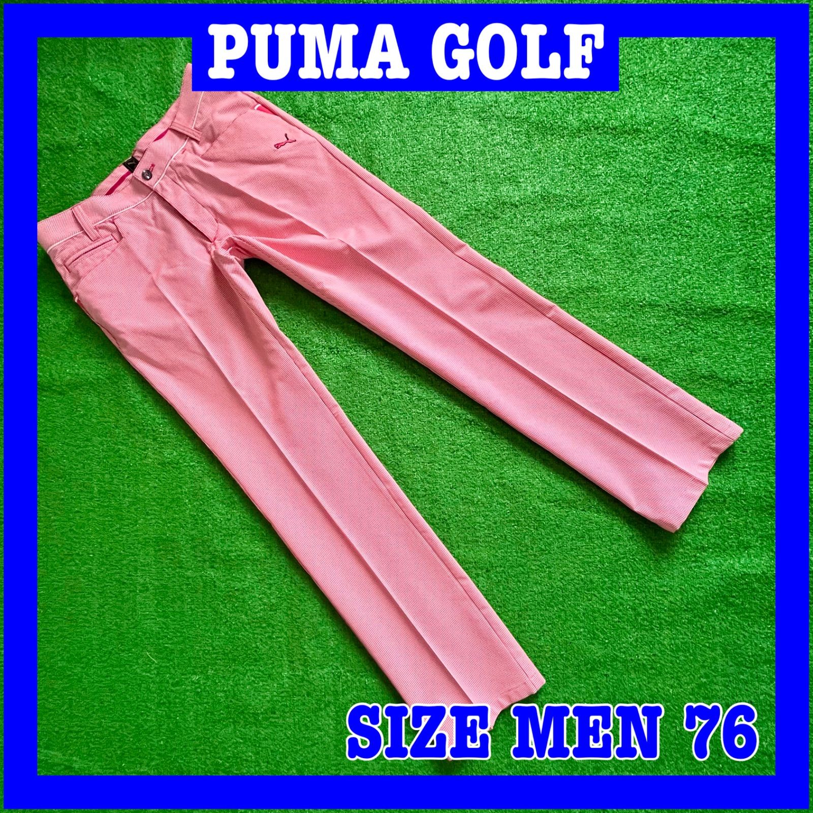 【未使用】プーマ PUMA パンツ ゴルフウェア 中綿入り Lレディース ピンク PUMA（プーマ） ゴルフ 4WAY ストレッチ RXL ショートパンツ メンズ