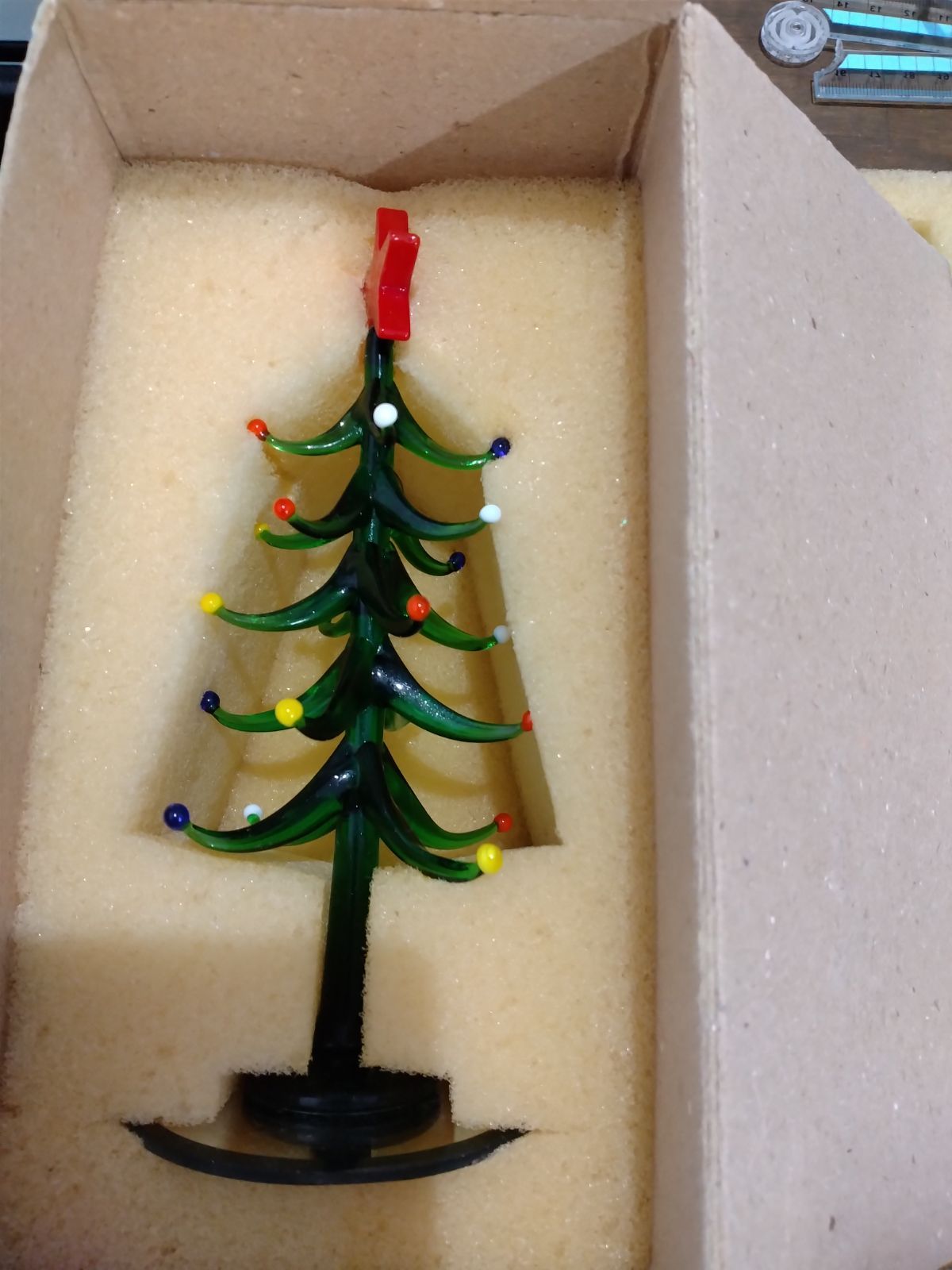 ガラス細工 クリスマスツリー - メルカリ