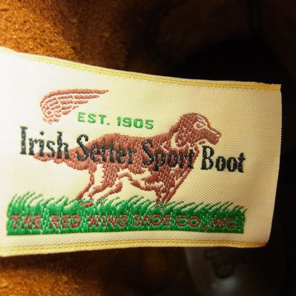 RED WING レッドウィング ブーツ 9866 刺繍犬タグ 復刻 Irish Setter