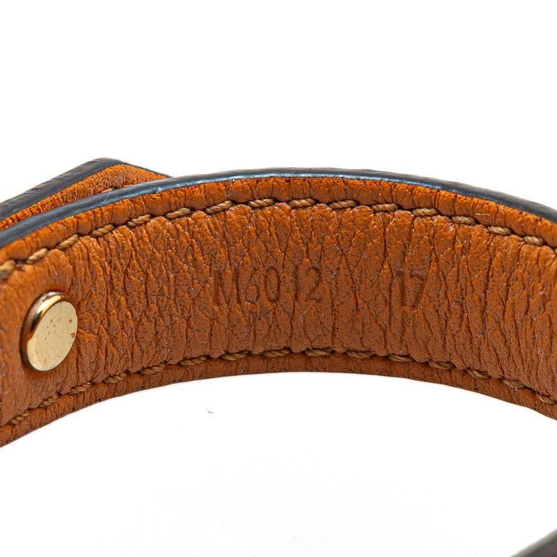 LOUIS VUITTON ブラウンレザーブレスレット LOUIS VUITTON ルイヴィトン アクセサリー レディース