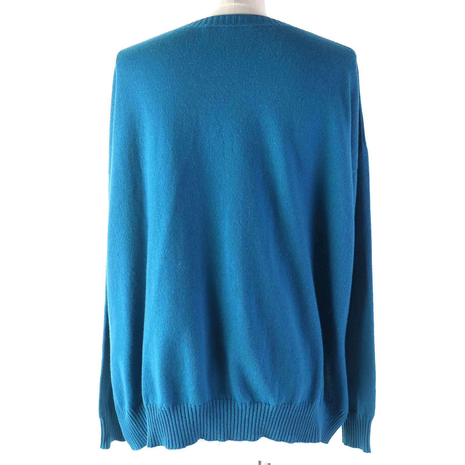 美品△GUCCI グッチ 355819 カシミヤ100％ インターロッキングG金具  