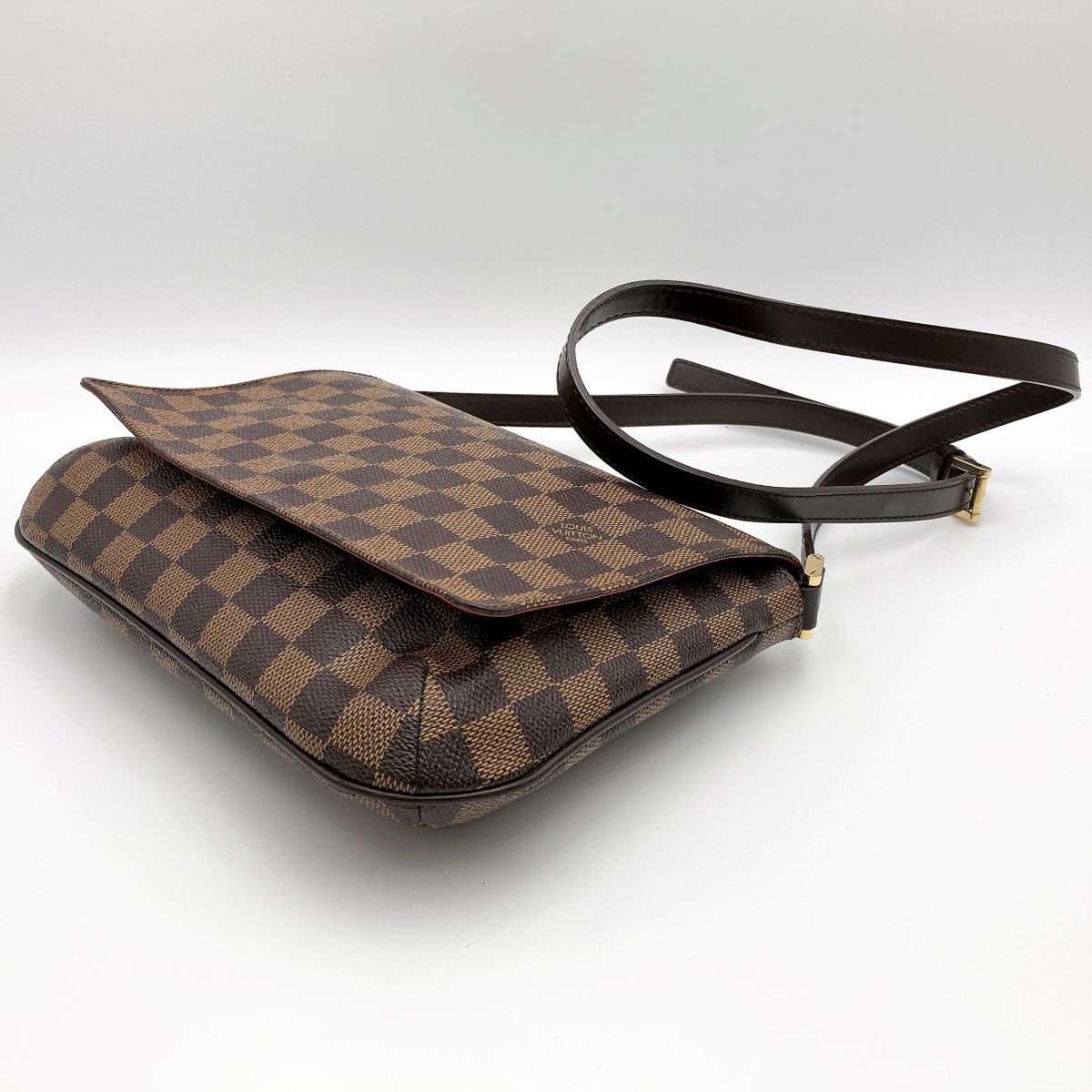 美品 LOUIS VUITTON ルイ・ヴィトン ダミエ ミュゼット・タンゴ ロング