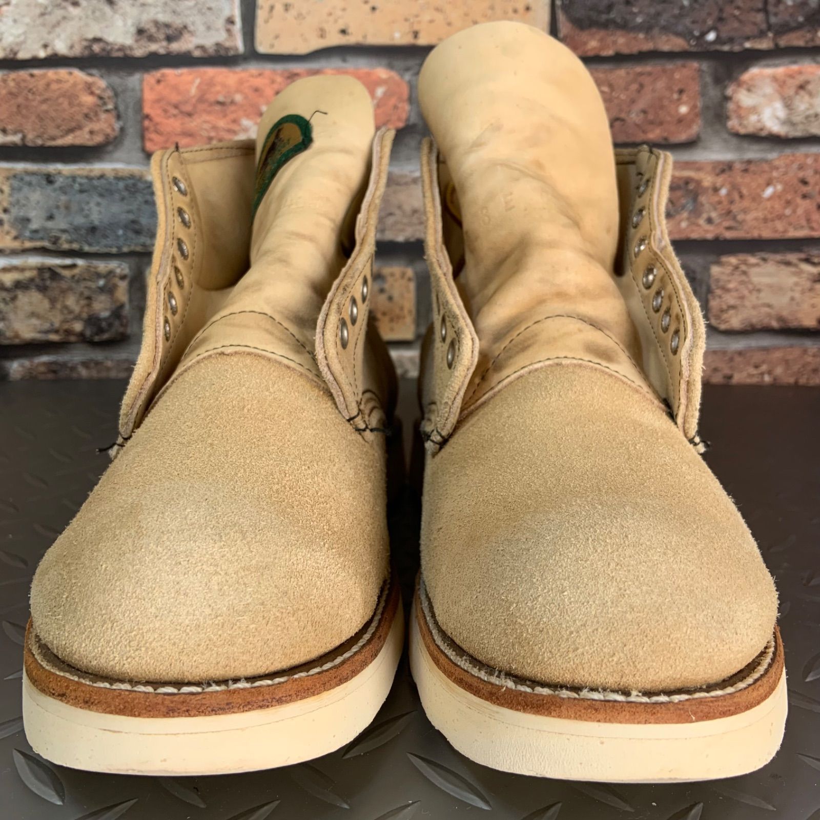 ☆REDWING 8167 半円犬タグ 1997年製 廃盤モデル US8E JP26㎝ レッド 