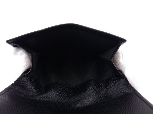 ブルガリ Wホック 財布 二つ折り ミニ財布 メンズ クラシコ ブラック シルバー レザー BVLGARI T19799 