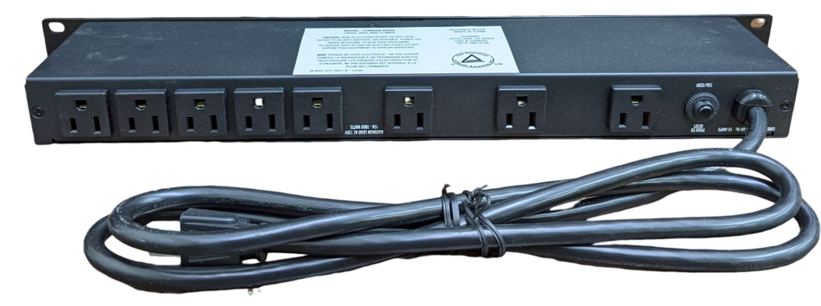 FURMAN M-8X2 パワーディストリビューター Furman M-8x2｜ファーマン M-8x2 パワー・コンディショナー
