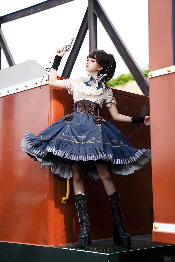 ひざ丈スカート デートやイベントにも♪