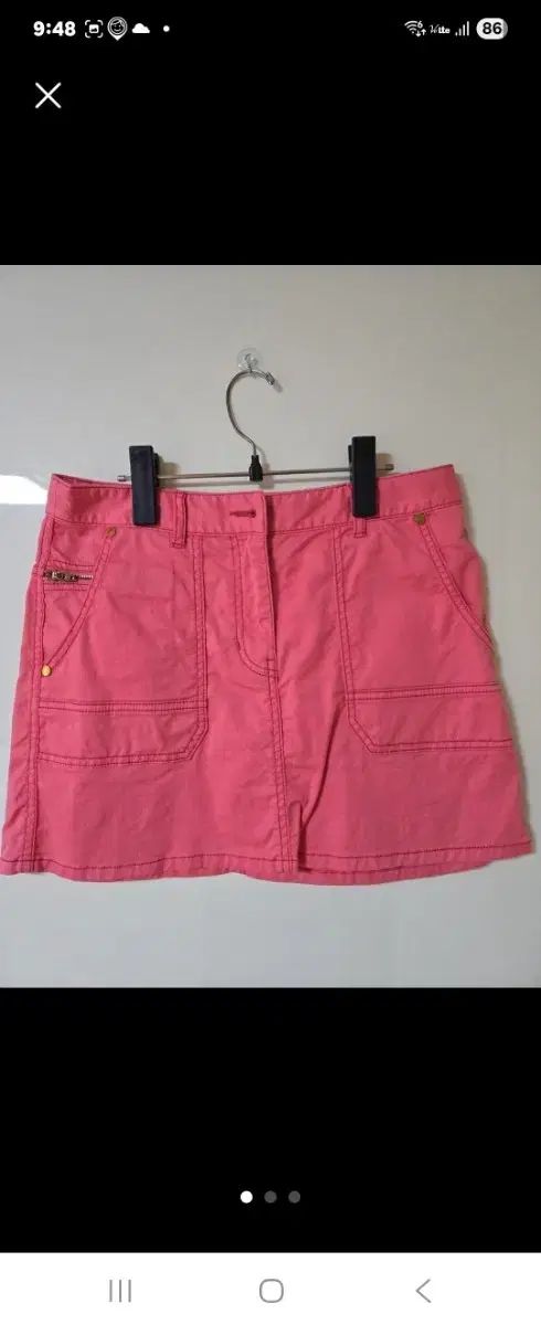 MARK & LONA(マークアンドロナ) ピンク スカート 新品】マークアンドロ