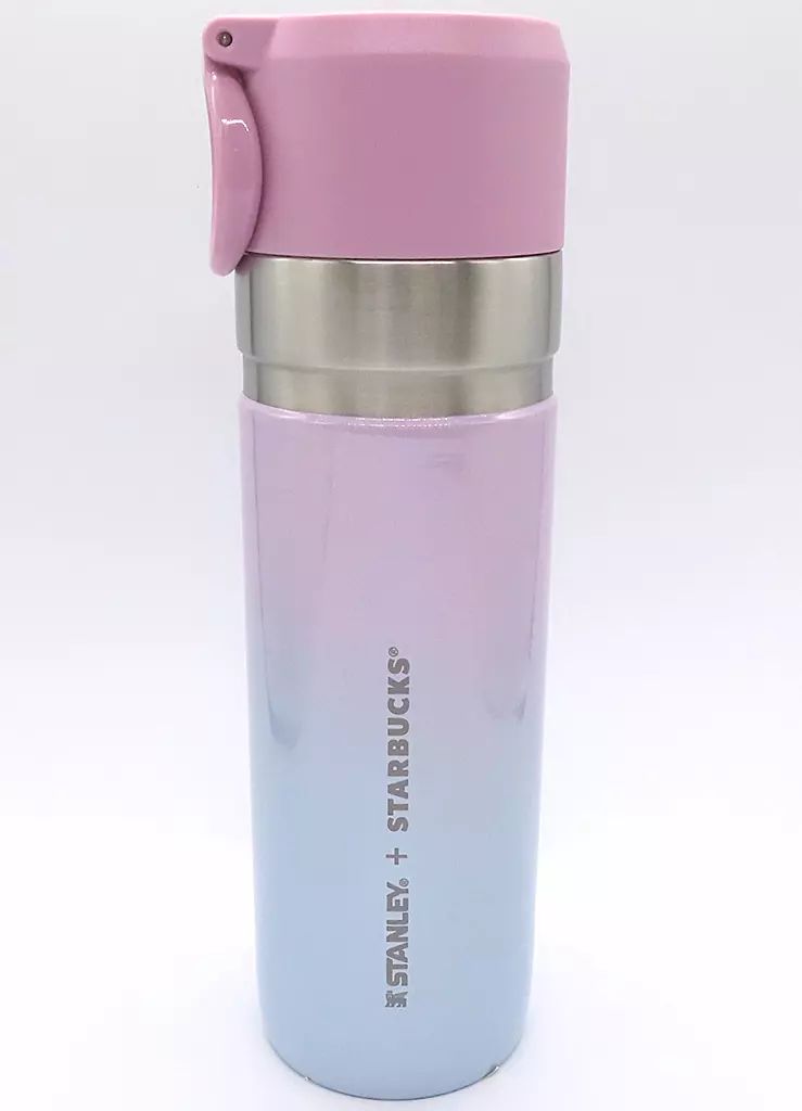 【激安!正規品!!】 マグカップ･湯のみ ウィンター2025 ステンレスボトルSTANLEY グラデーションブルーピンク473ml スターバックスコーヒー