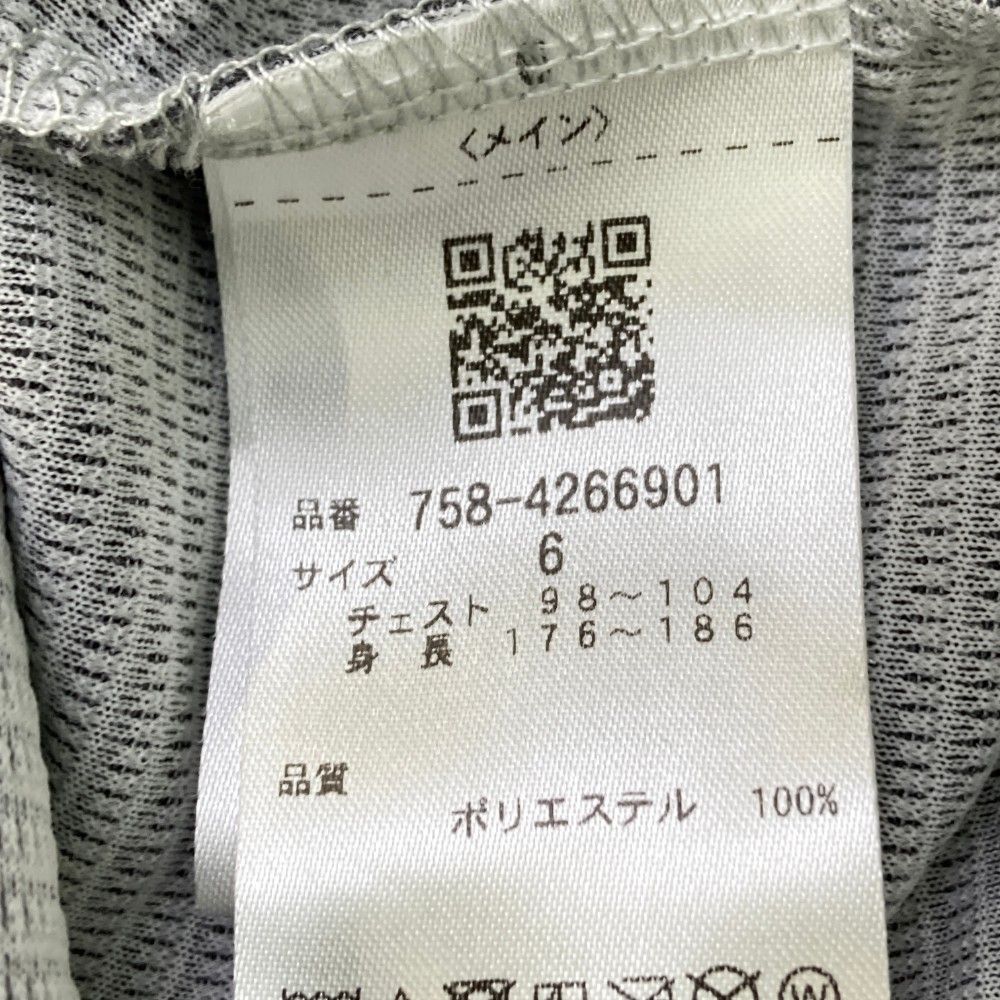 サイズ：6 MASTER BUNNY EDITION マスターバニーエディション 2024年モデル モックネック 長袖Tシャツ  グレー系 [240101412130] ゴルフウェア メンズ ストスト サイズ：6 MASTER BUNNY EDITION マスターバニーエディション