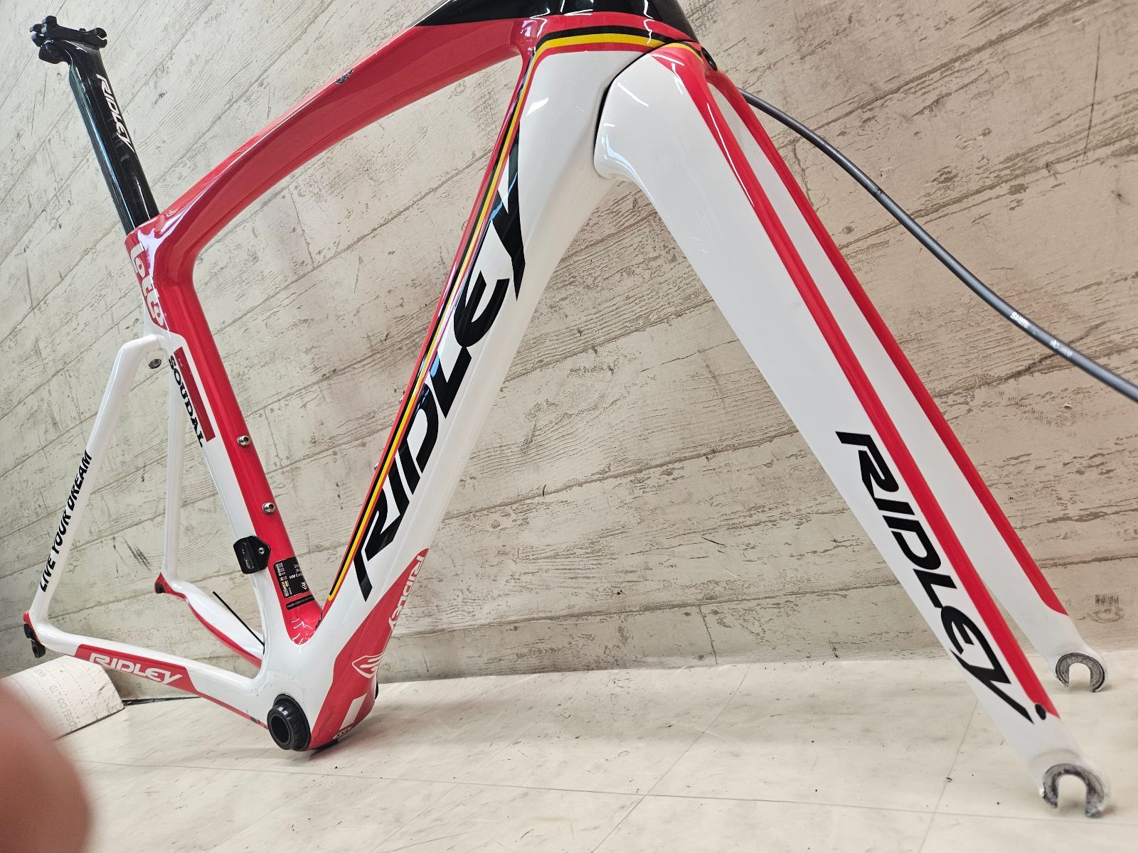 Ridley Noah ロードバイク LOTTO SOUDALカラー □【 西濃運輸 発送のみ 】ジャンク品 RIDLEY NOAH LOTTO SOUDAL